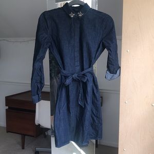 NWT LOFT Denim Petite Dress SP
